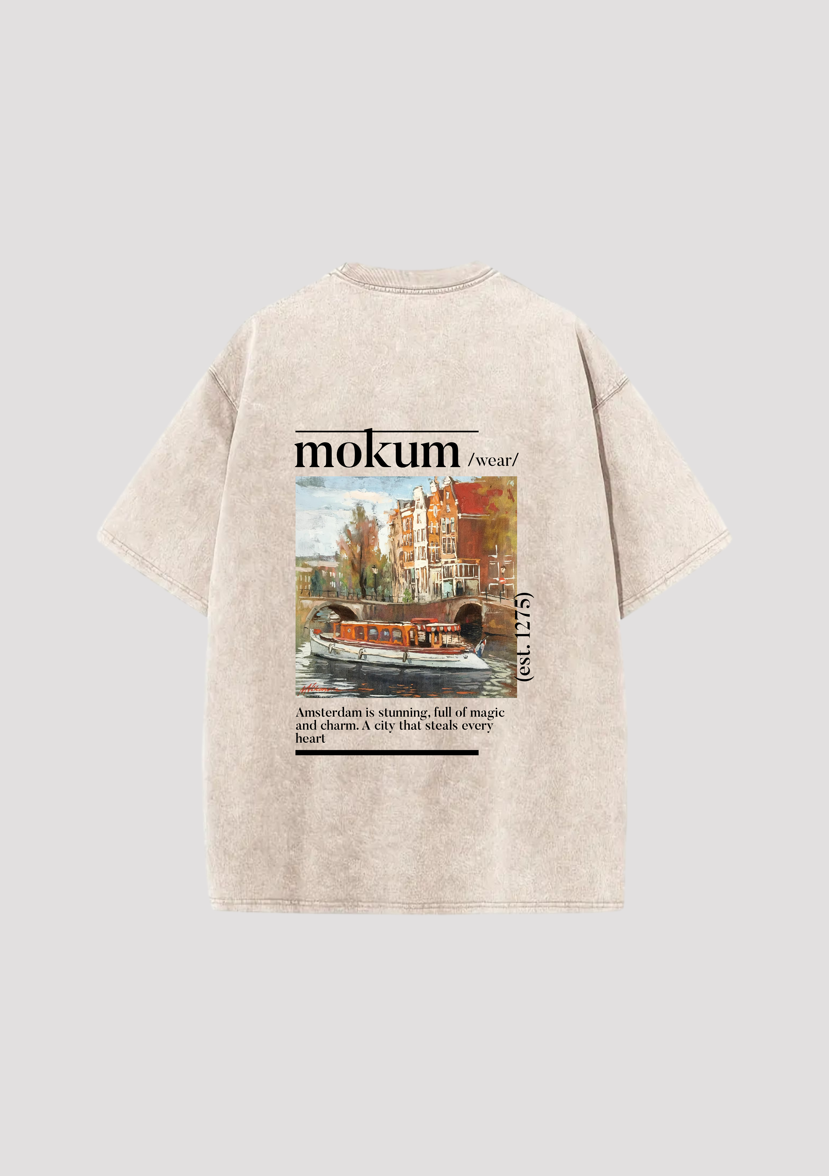 Heart of Mokum - Oversized Shirt Achterafdruk
