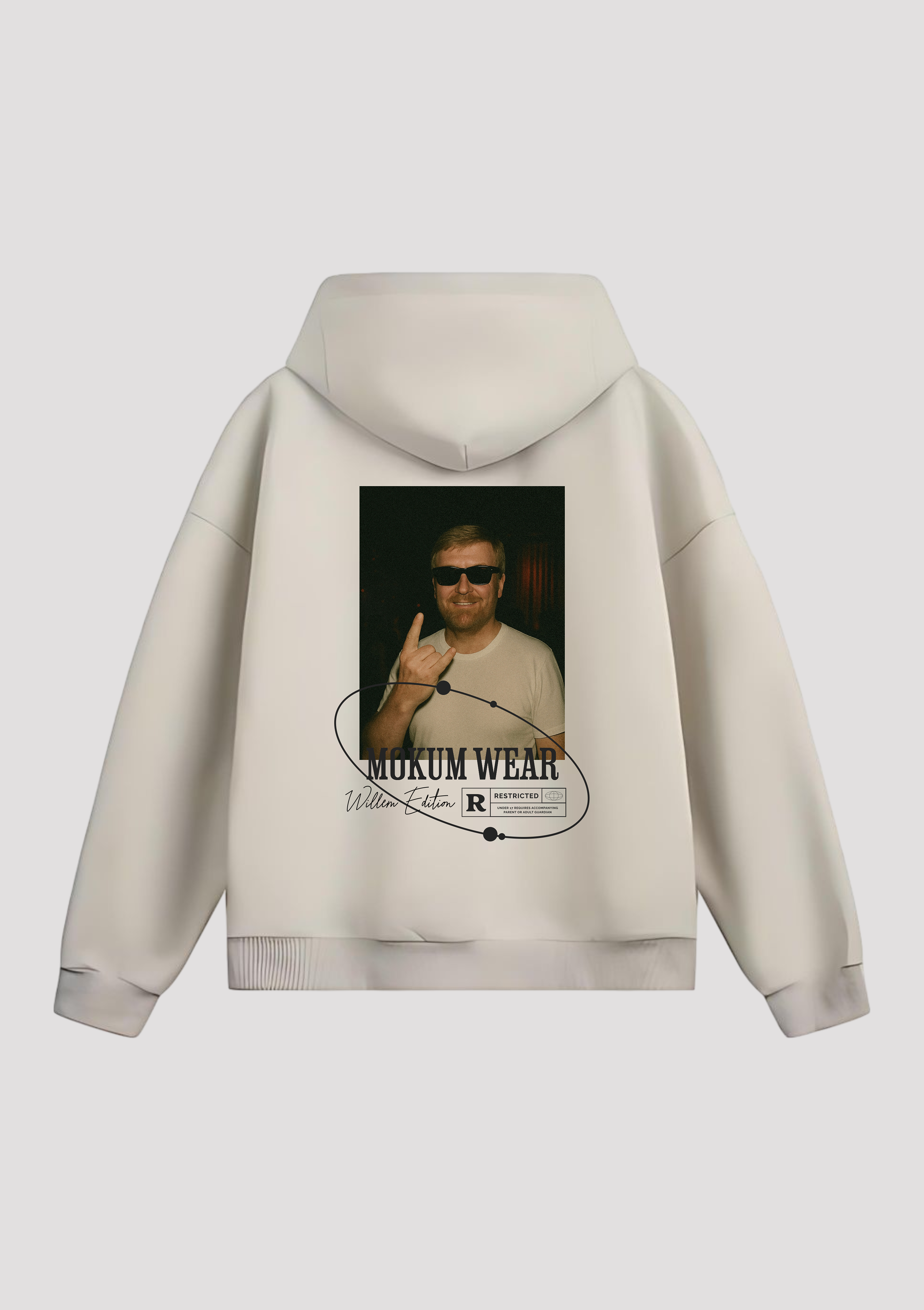Willem Edition - Oversized Hoodie Achterafdruk