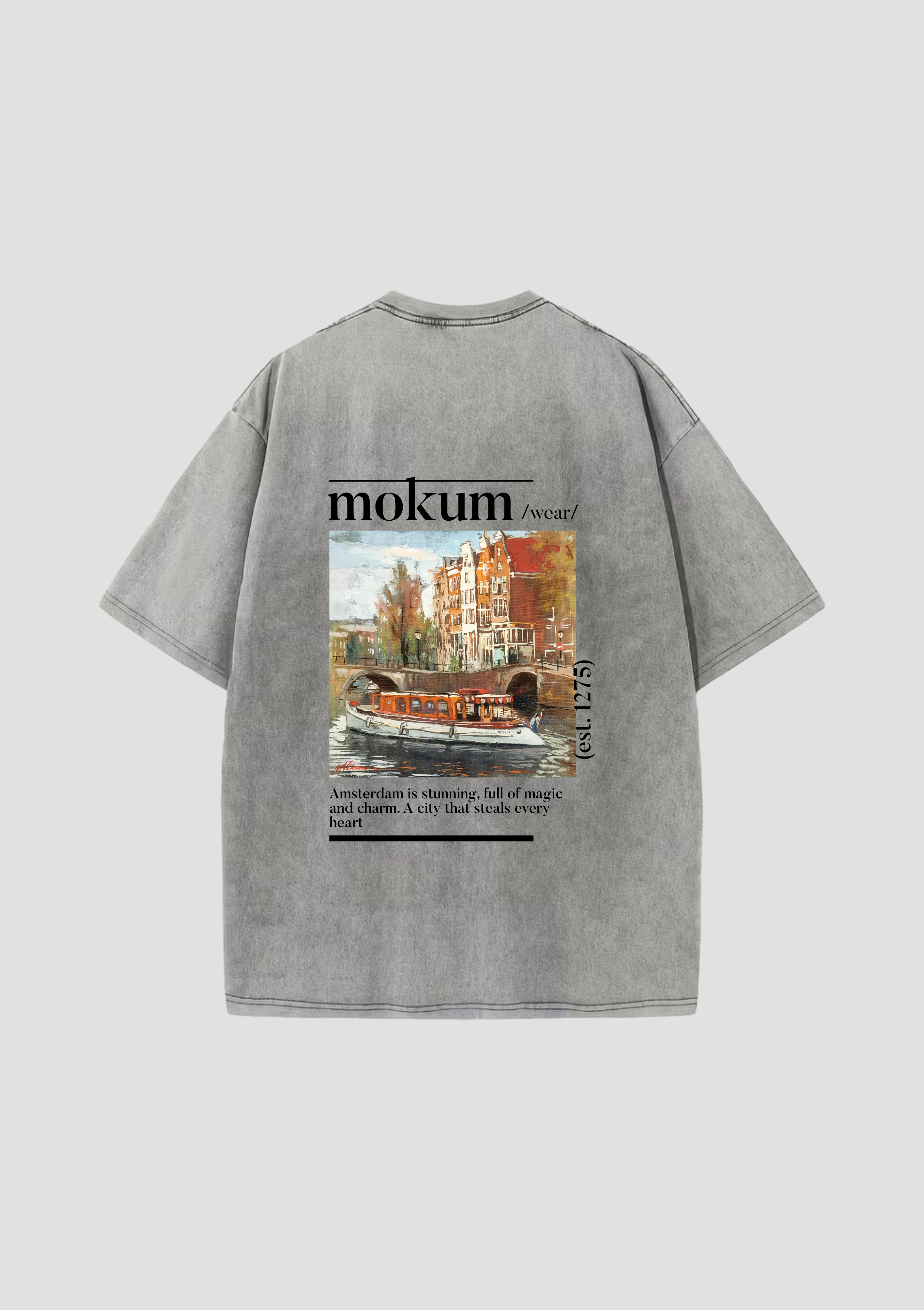 Heart of Mokum - Oversized Shirt Achterafdruk