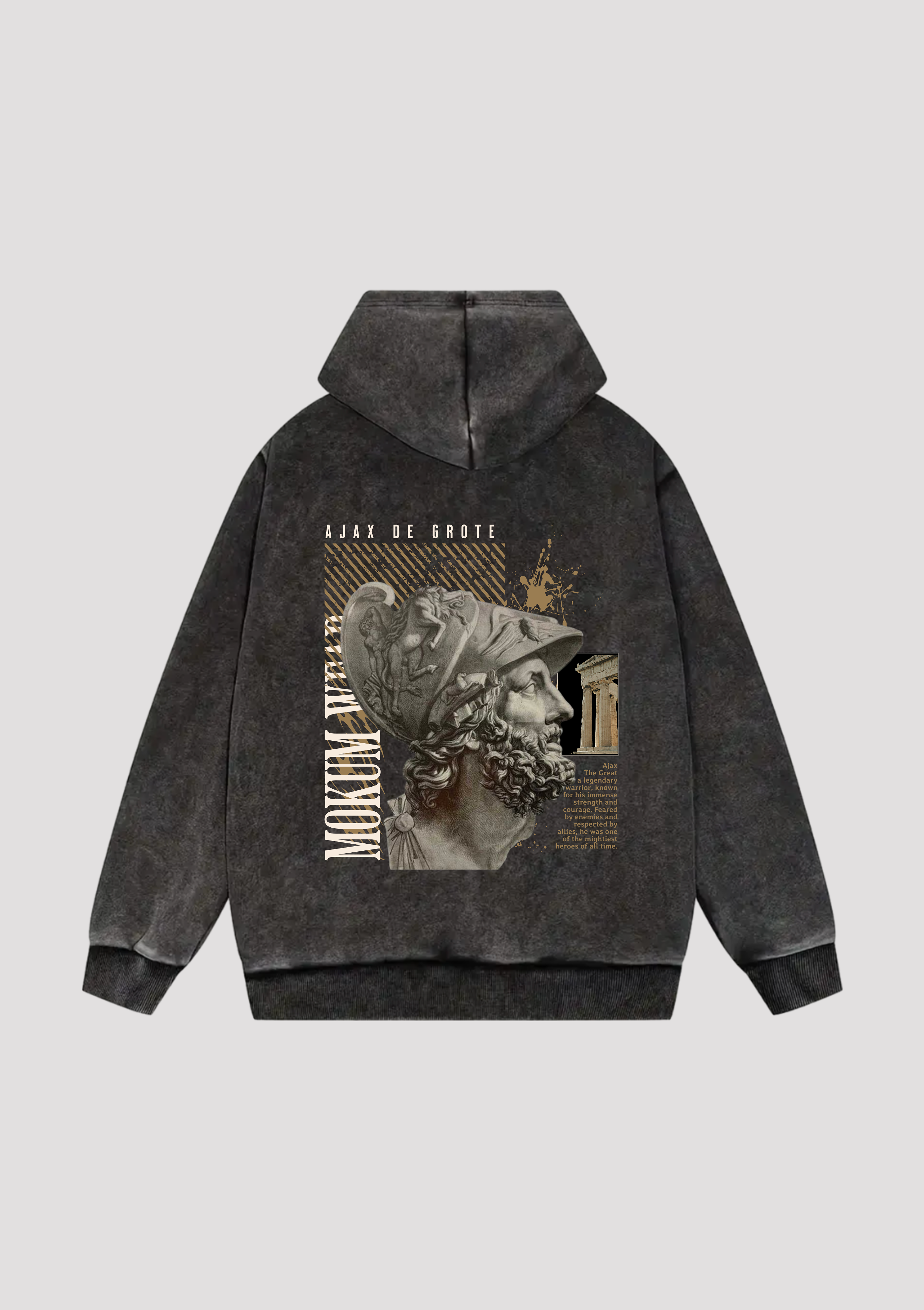 Ajax De Grote - Oversized Hoodie Achterafdruk