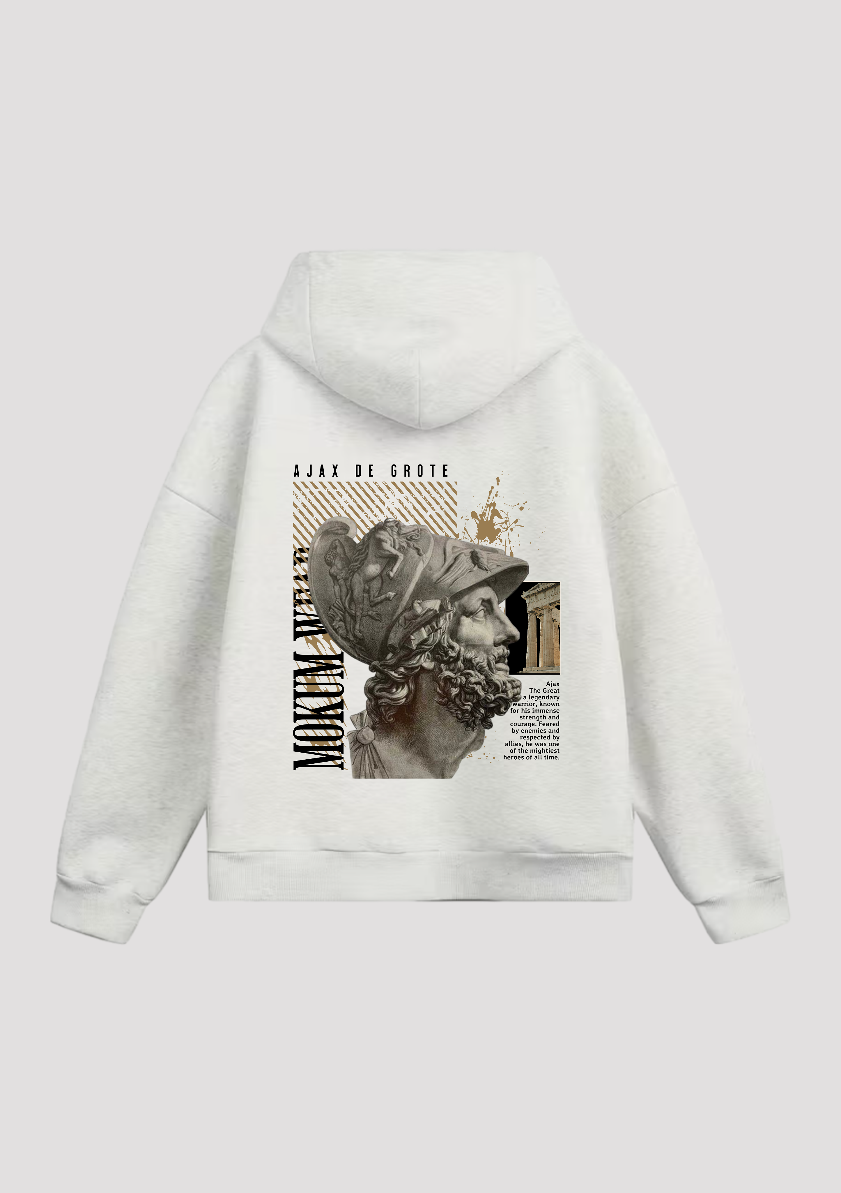 Ajax De Grote - Oversized Hoodie Achterafdruk