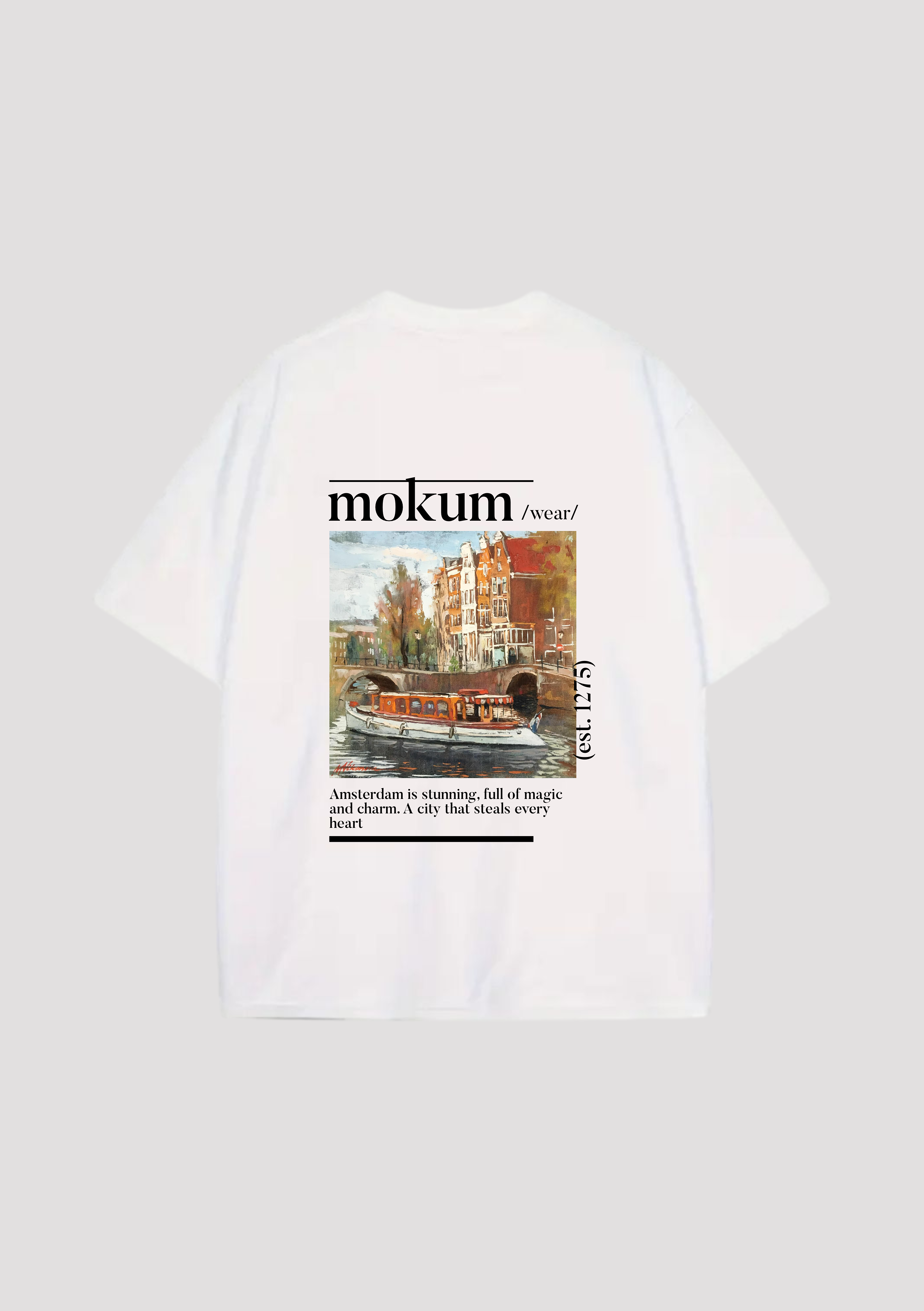 Heart of Mokum - Oversized Shirt Achterafdruk